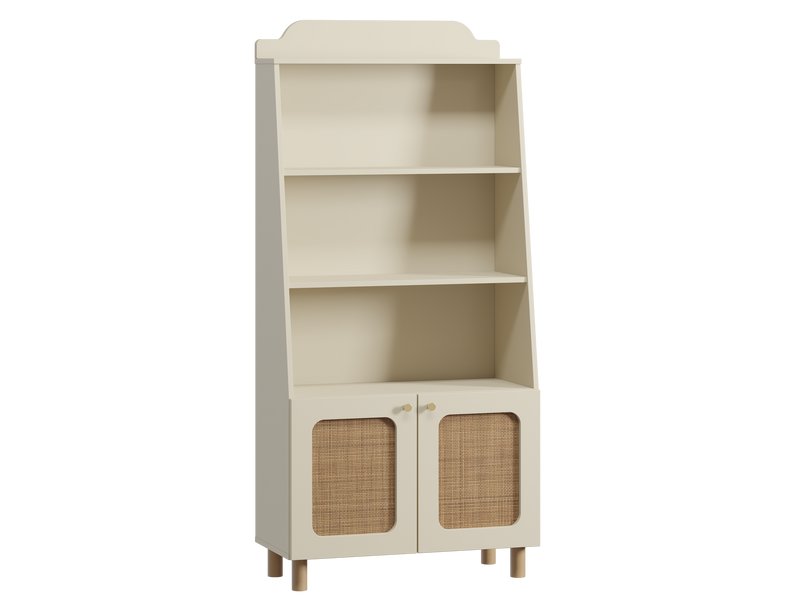 Стеллаж Линдо 80x171 Светло-бежевый