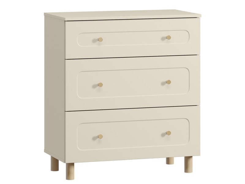 Комод Велди 80x90 Светло-бежевый