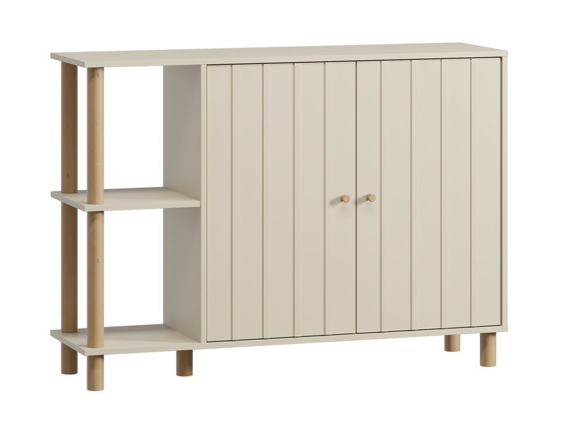 Стеллаж Моррис 124x89 Светло-бежевый