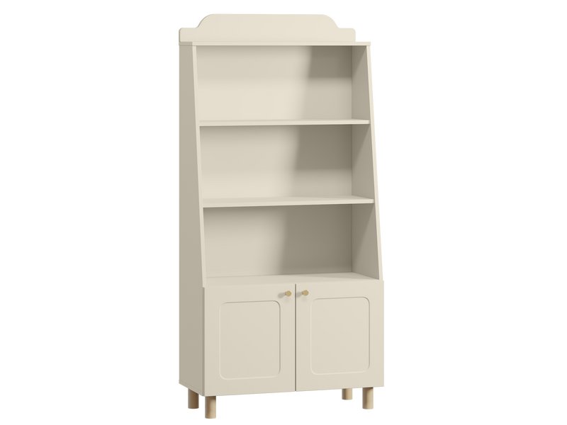 Стеллаж Велди 80x169 Светло-бежевый