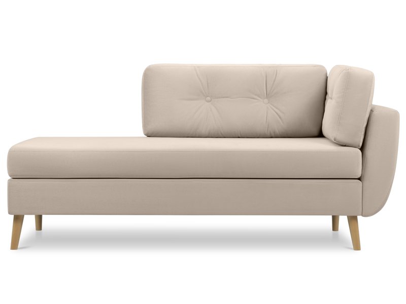 Кушетка Норфолк Велюр Светло-бежевый